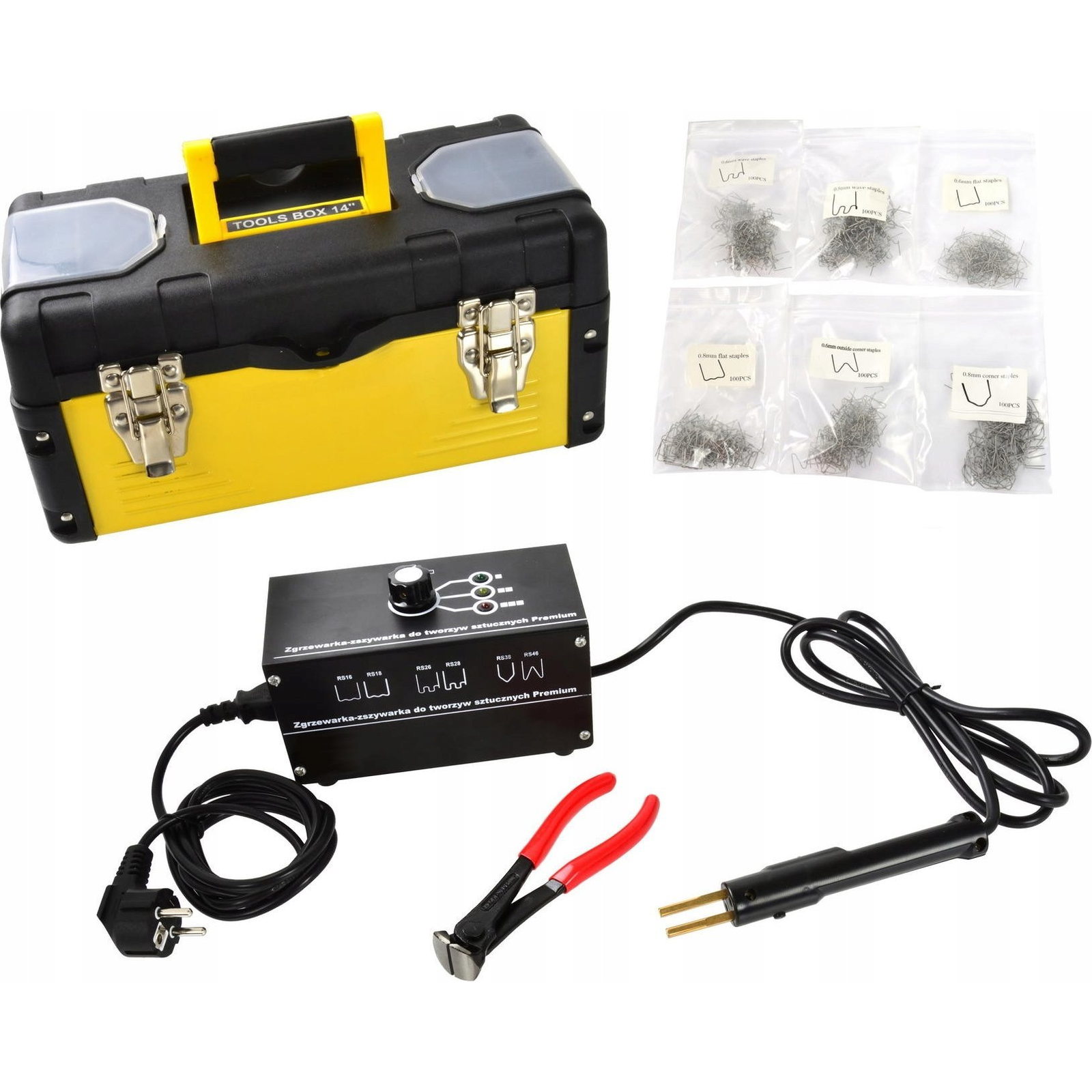 Geko G81037 Műanyag Hegesztő Pisztoly, Tűzőgép (G81037)