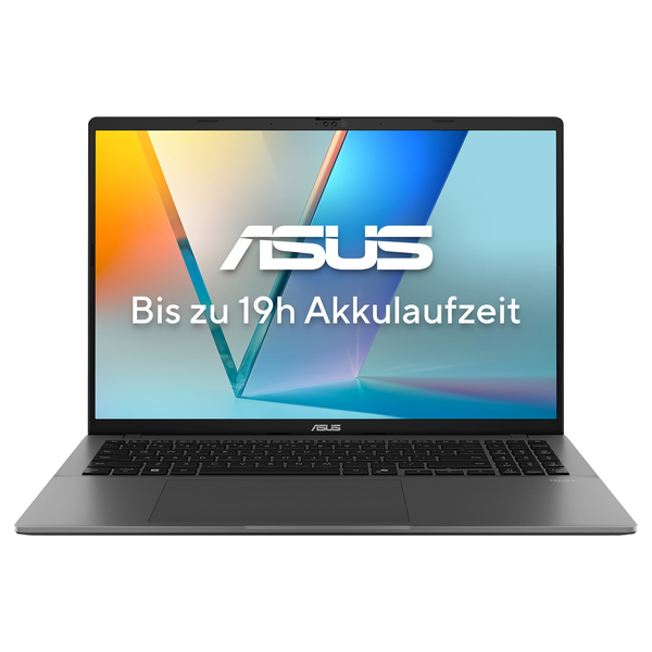 ASUS Vivobook S16 M3607KA-SH068W AMD Ryzen AI 7 350 Laptop 40,6 cm (16") WUXGA 32 GB DDR5-SDRAM 1 TB SSD Wi-Fi 6 (802.11ax) Windows 11 Home Német Szürke