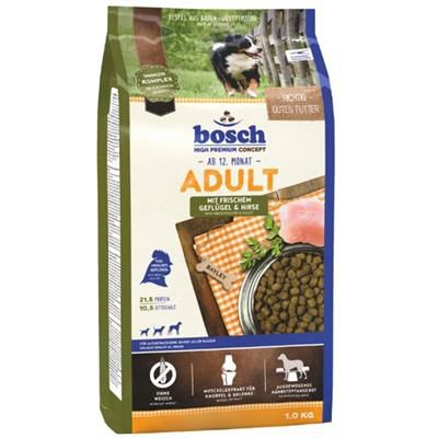 Bosch 5207001 suché krmivo pre psy 1 kg Dospelý Pšeno, Hydina (18710)