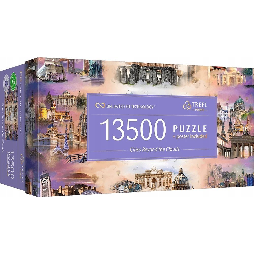 Trefl 13500 db-os UFT Puzzle - Városok a Felhők Felett (81030) (602705)