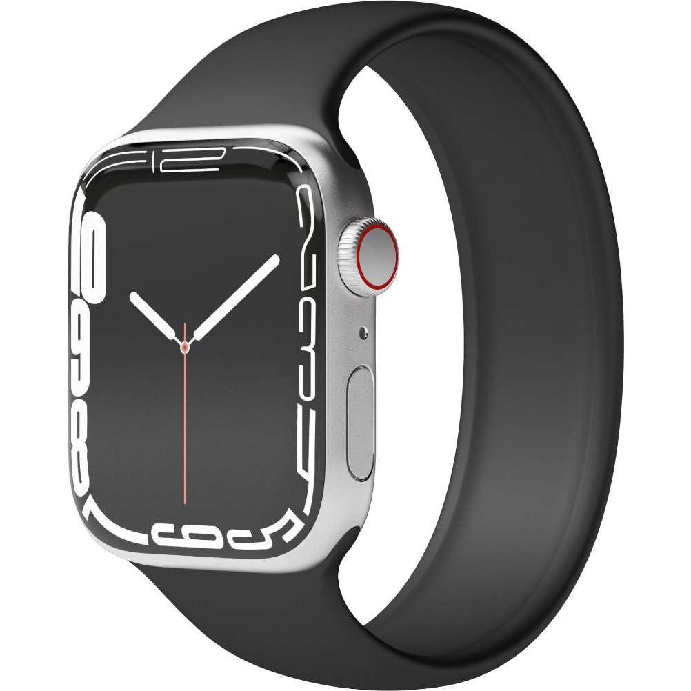 Vonmählen Solo Loop Apple Watch szíj L méret 42/44/45/49mm fekete (AWS00028)