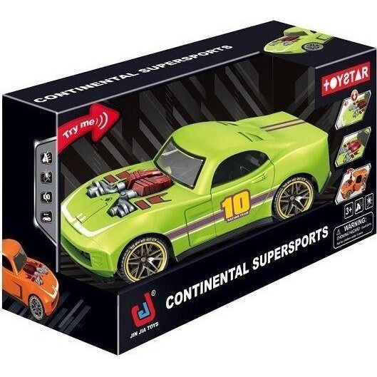 Auto sportowe 23cm ze światłem i dźwiękiem