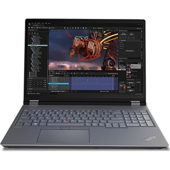 Lenovo ThinkPad P16 Intel® Core™ i7 i7-14700HX Mobilná pracovná stanica 40,6 cm (16") WQXGA 64 GB DDR5-SDRAM 1 TB SSD NVIDIA RTX 3500 Ada Wi-Fi 6E (802.11ax) Windows 11 Pro Šedá, Čierna