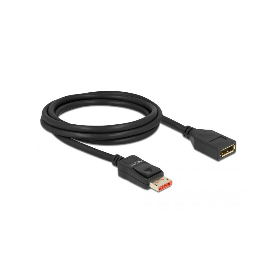 Delock 87071 2m DisplayPort 8K 60Hz anya - apa hosszabbító kábel (87071)