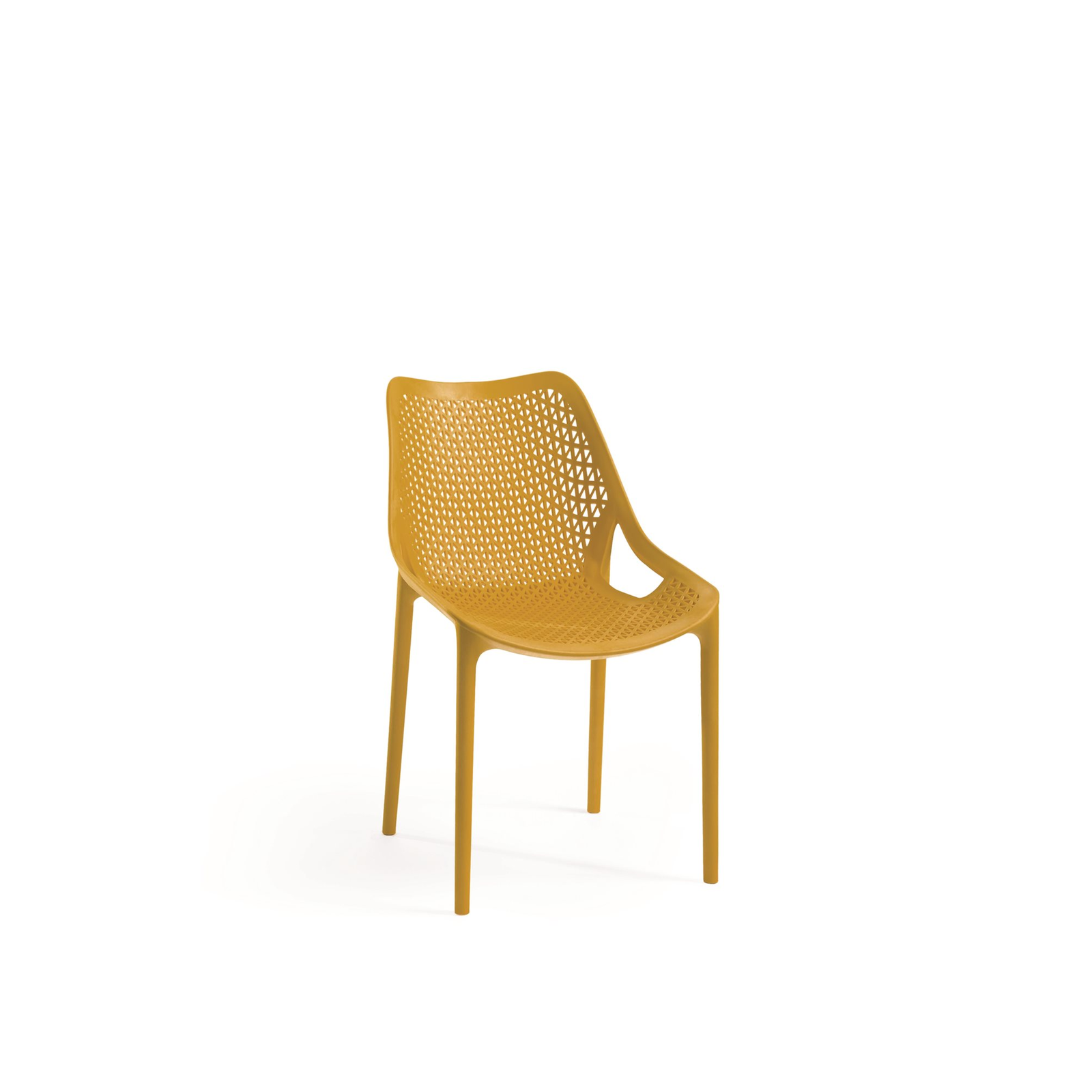 ROJAPLAST BILROS Kerti szék, mustársárga (5604916047880)