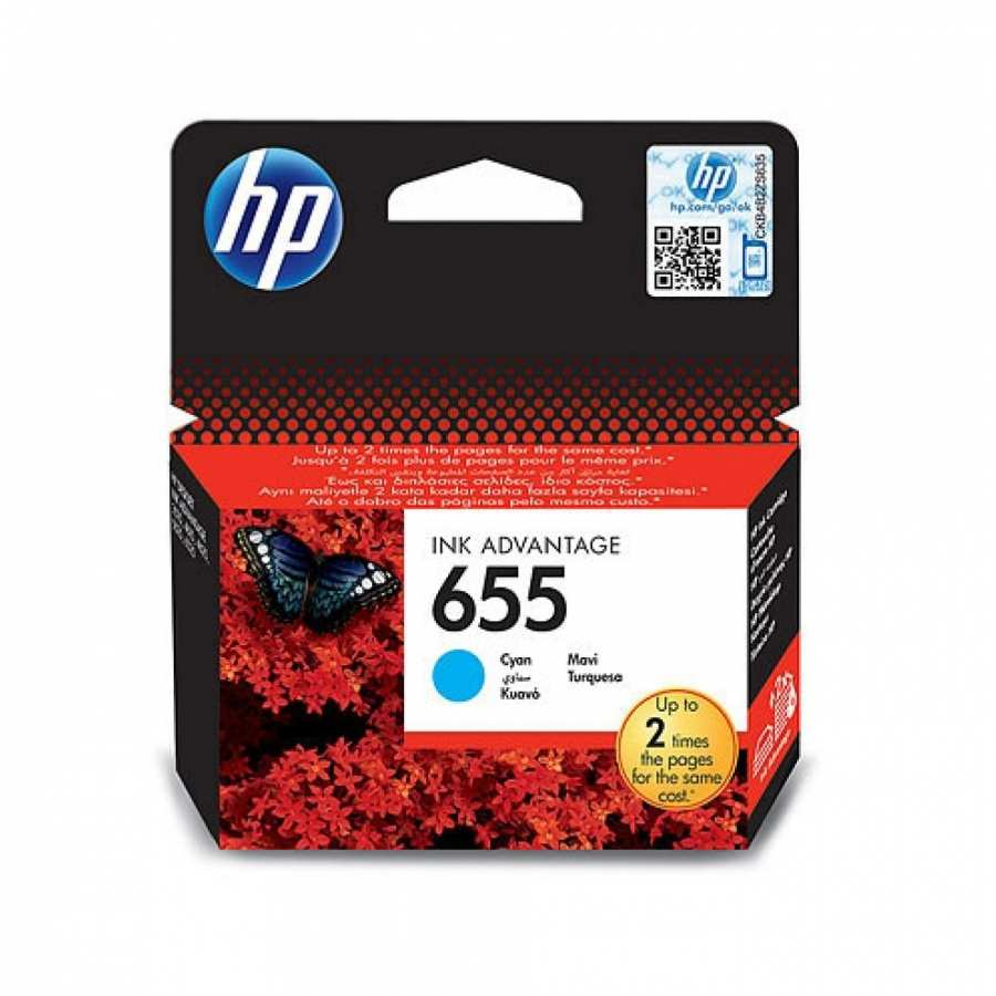 HP CZ110AE (655) Cyan tintapatron (CZ110AE)