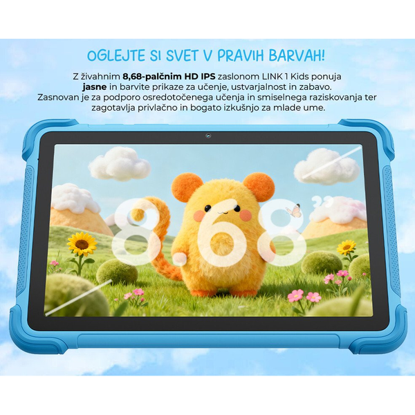 Tablet Blackview Planšetė LINK 1 KIDS 8" 4/64GB/LINK1KIDS 4/64 Niebieski BLACKVIEW