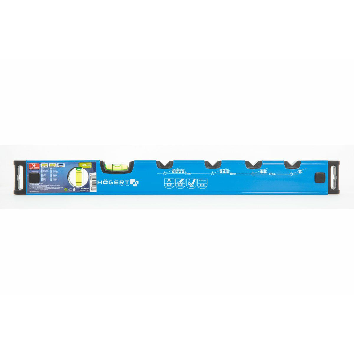 Libella vízmérték Hoegert Technik 0,48 m (HT4M041)