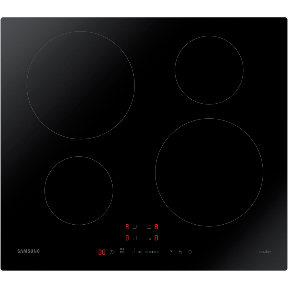 Samsung NZ64H37070K Fekete Beépített Zónás indukciós főzőlap 4 zóna (NZ64H37070K)