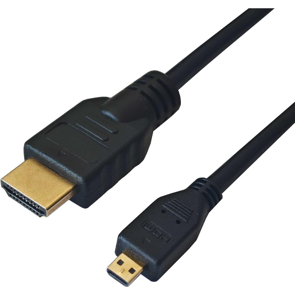 Yenkee YCH 315 HDMI apa - Micro HDMI Kábel 1,5m - Fekete (YCH 315)