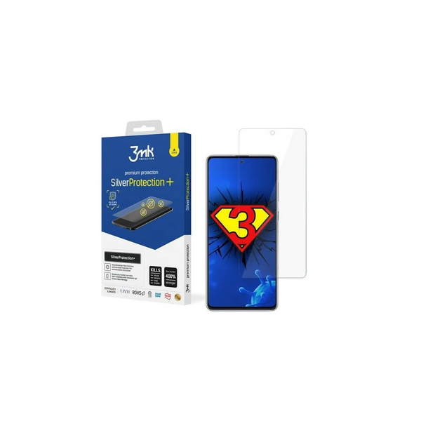 3MK Silver Protect+ antimikrobiális védőfólia Sam N770 Note 10Lite készülékhez, nedves telepítéssel