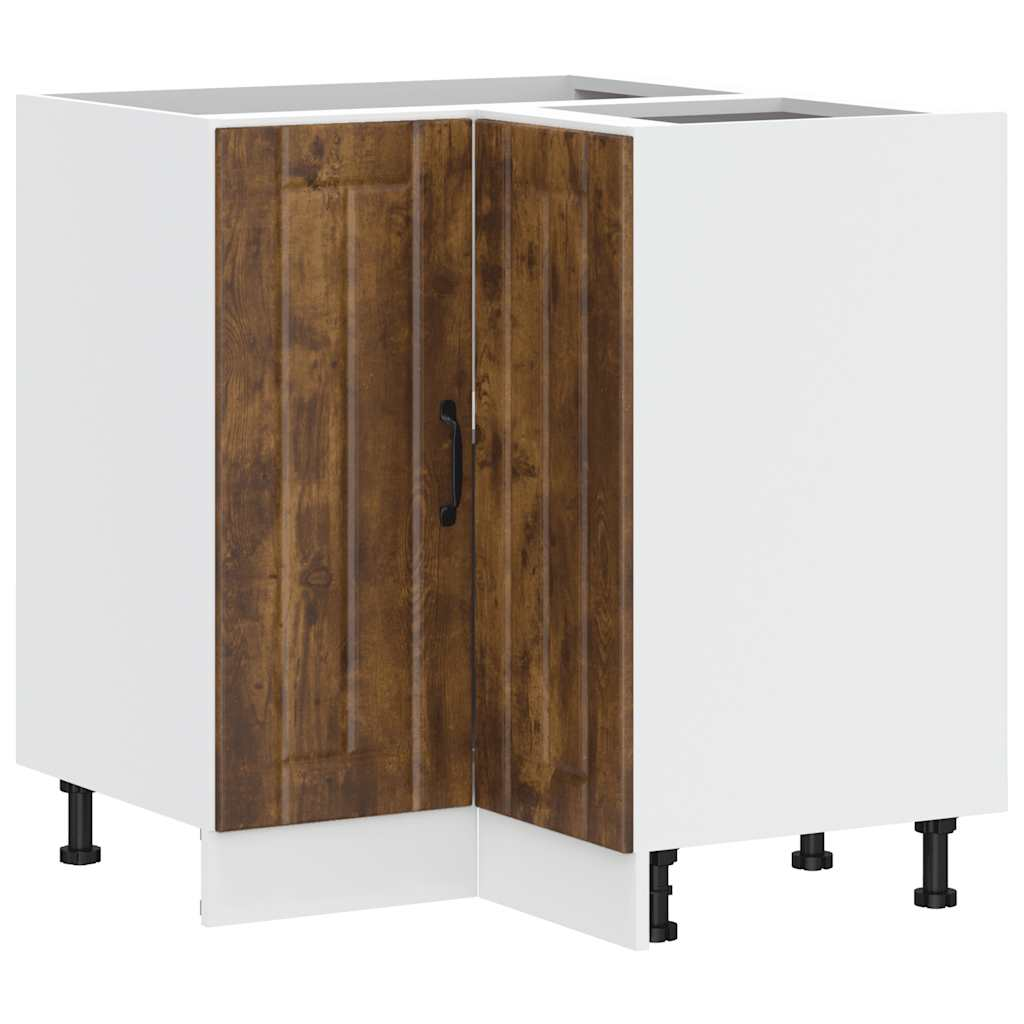 Konyhai sarok alsó szekrény Lucca füstölt tölgy szerelt fa (853752)