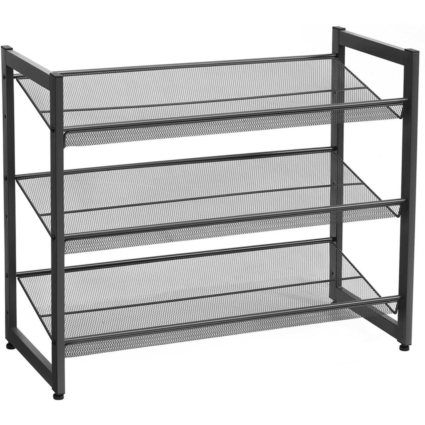 Fekete Fém Cipőtartó, 3 Szintes (HURT_5903332063451)