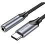 Vention BGMHA audio kábel 0,1 m 3.5mm USB Typ-C Šedá