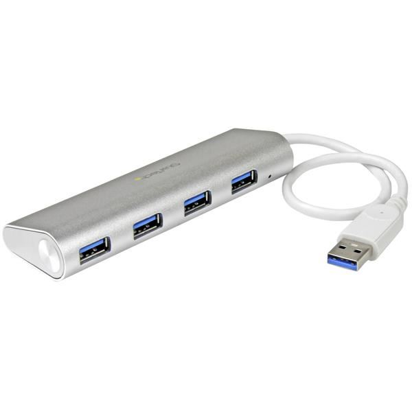 StarTech.com 4 portos USB 3.0 Hub ezüst (ST43004UA)
