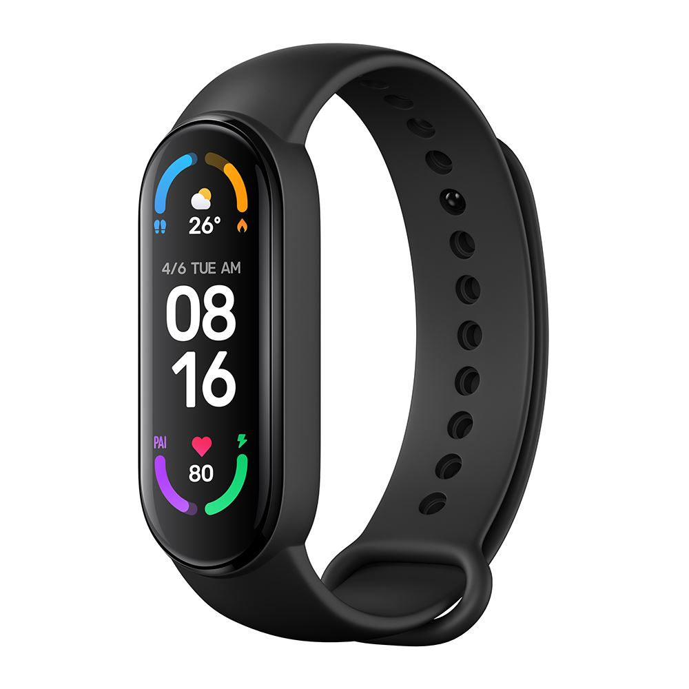 Xiaomi Mi Smart Band 6 aktivitásmérő 1.56" AMOLED fekete (Smart Band 6)