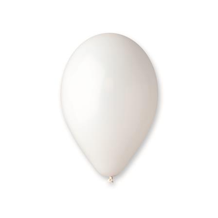 Léggömb 30 cm - Fehér (100 db) (G11001)