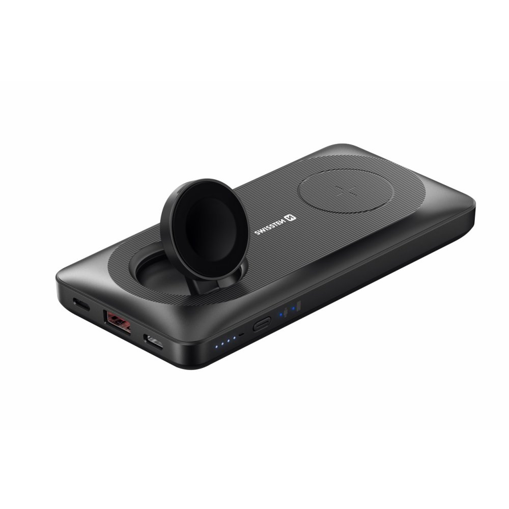 Swissten 22013973 Power Bank 10000mAh - Fekete (8595217483859)
