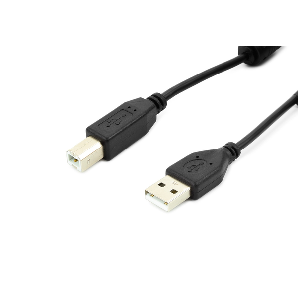 USB kabel Accura 2.0 - USB-B ferit 1.8m černý