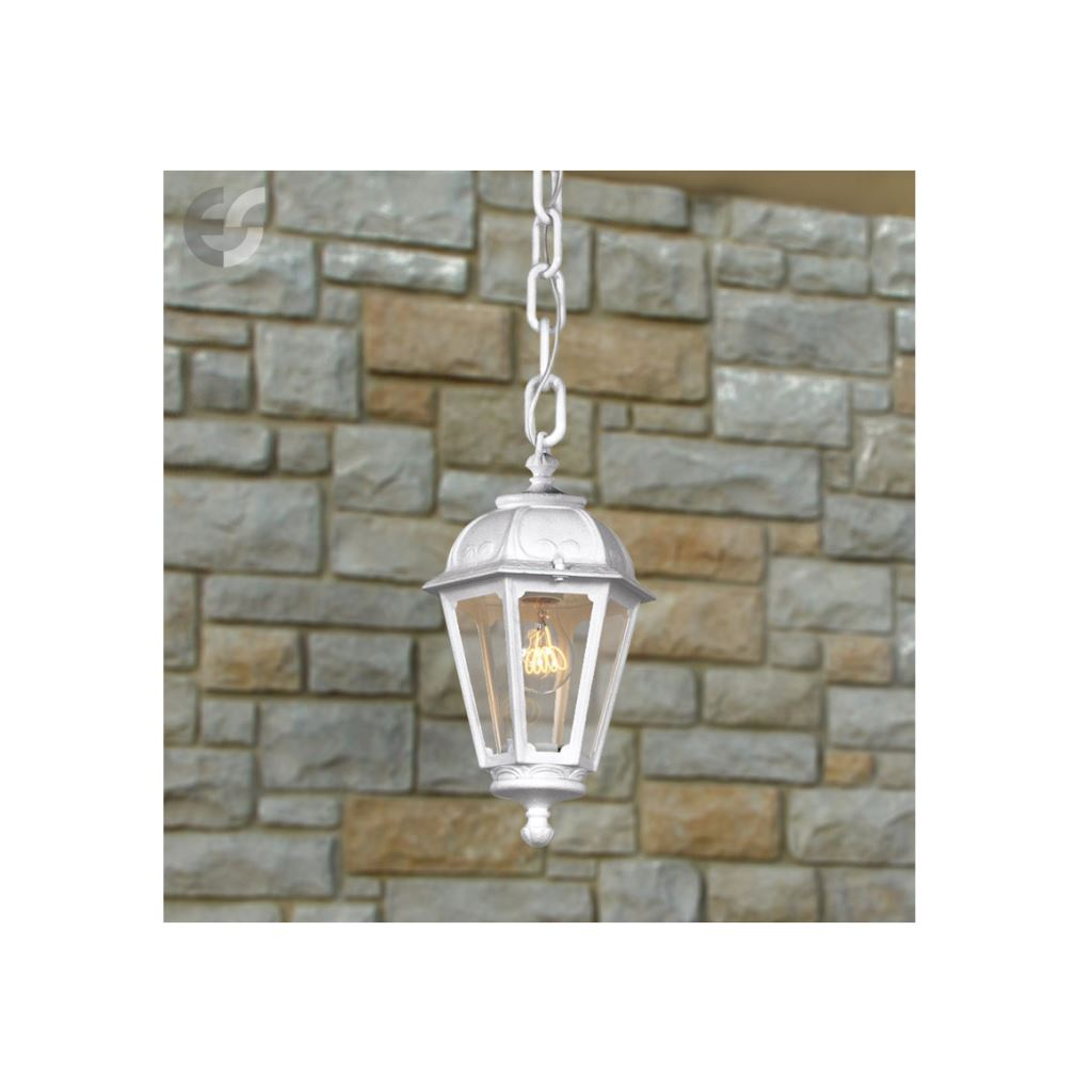 Fumagalli SICHEM/SABA kültéri függeszték lámpa E27 fehér (K22.120.000.WXE27) (K22.120.000.WXE27)