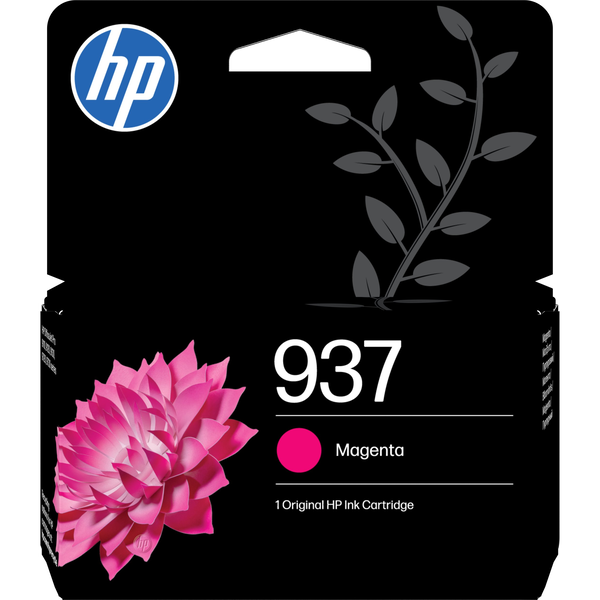 HP 937 Magenta Original Ink Cartridge blækpatron 1 stk Standard udbytte