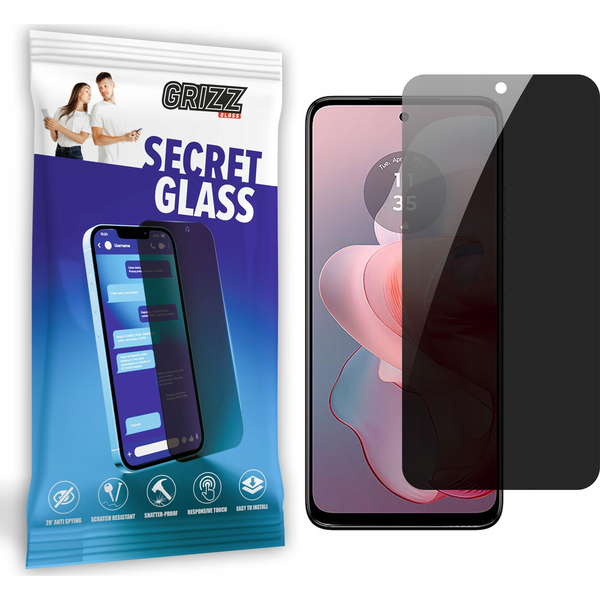  GrizzGlass Szkło prywatyzujące GrizzGlass SecretGlass do Motorola Moto G Power 2024