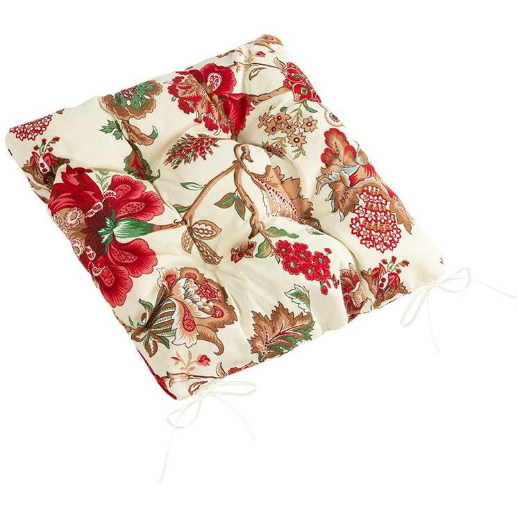 BELLATEX Seat cushion EMA 41/559 quilted 40 × 40 cm, Flower (11200)