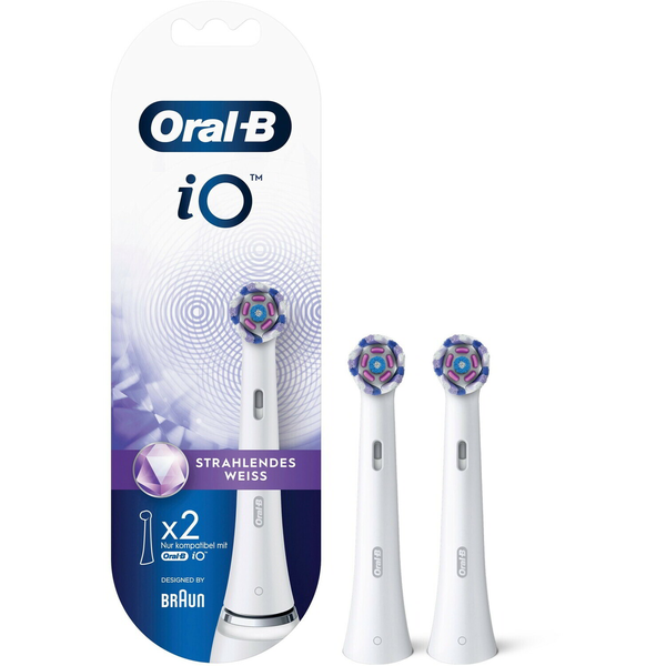 Braun Oral-B iO Radiant Elektromos fogkefe Pótfej - Fehér (2db)