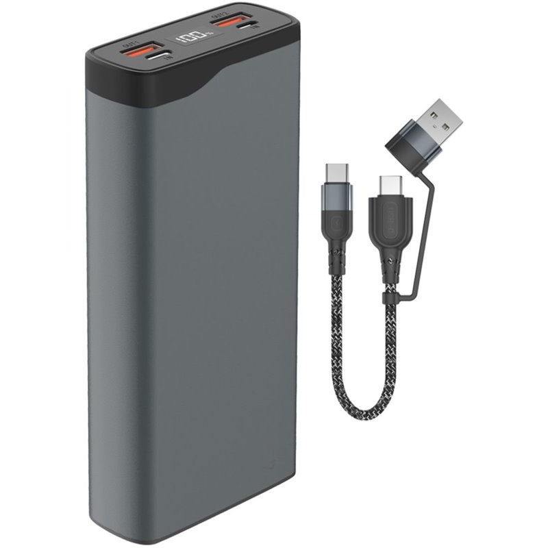 4smarts VoltHub Pro Power Bank 20000mAh Sötétszürke (4S468778)