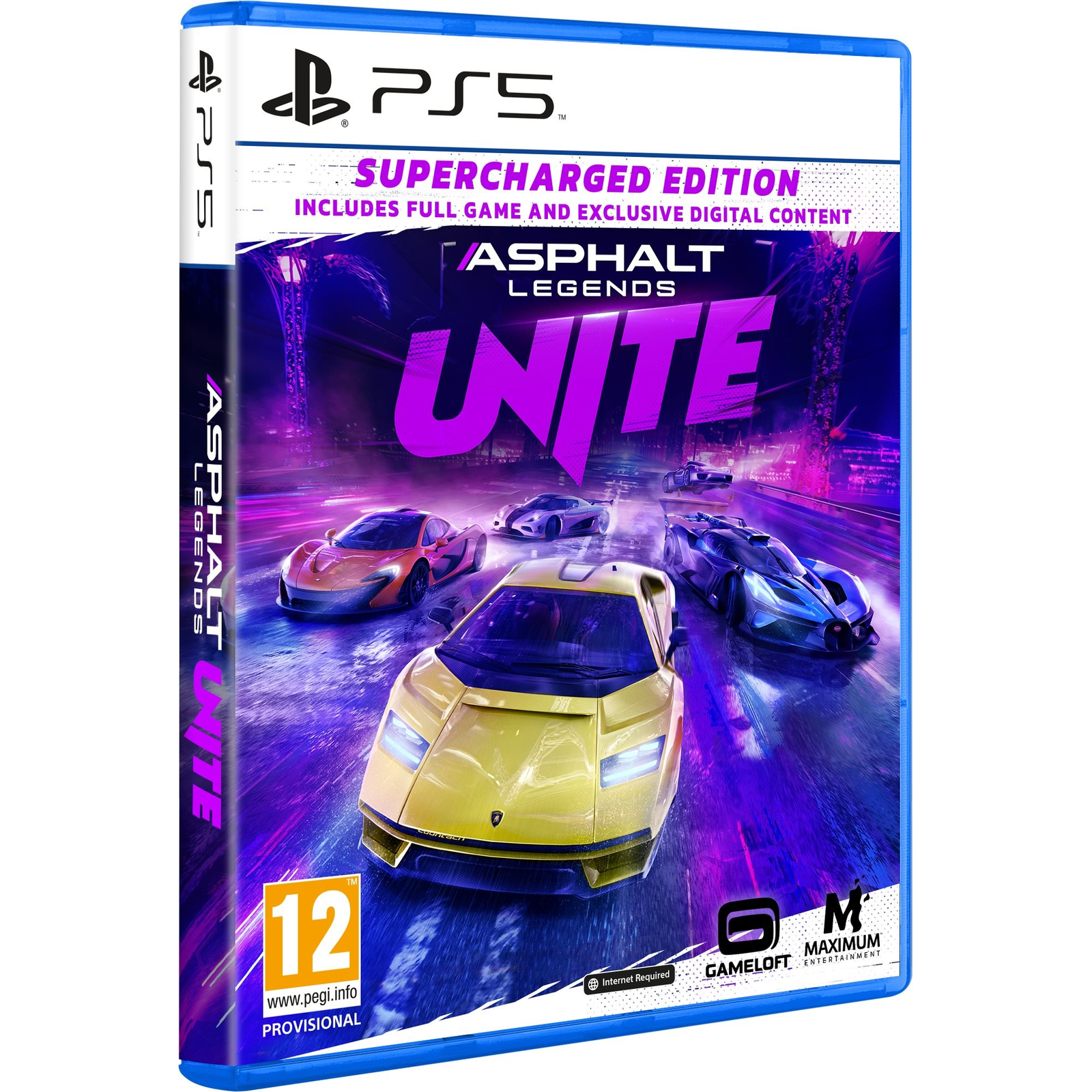 Asphalt Legends UNITE: Supercharged Edition - PS5 (PC - Dobozos játék)