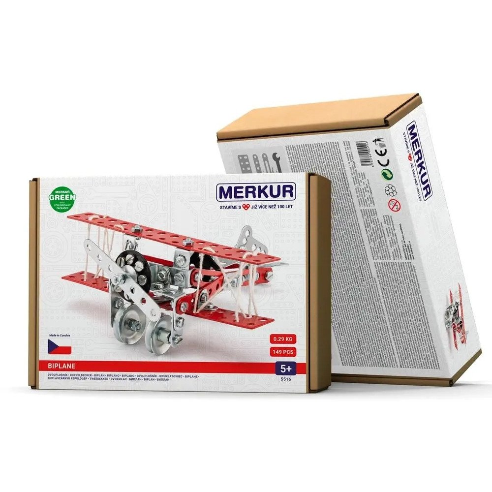 Merkur 051 Kétfedelű repülőgép, 148 építőelem (099 5516)