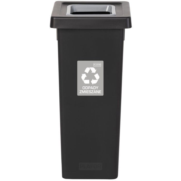 Igotrend, 724005 szelektív hulladékgyűjtő 75 L, FIT BIN - fekete/szürke (5907749957242)