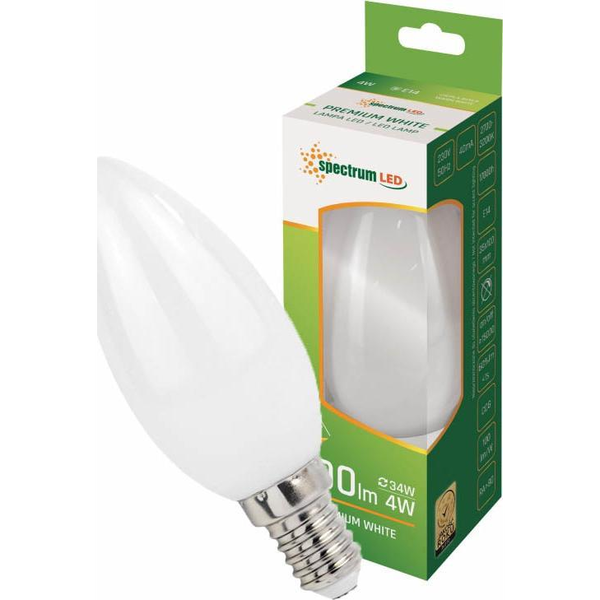  Wojnarowscy LED Świecowa E14 230V 4W COG WW WHITE SPECTRUM