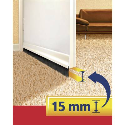 Ajtóseprű 1 m x 43 mm, fehér, műanyag, Tesamoll Tesa (05403-100)