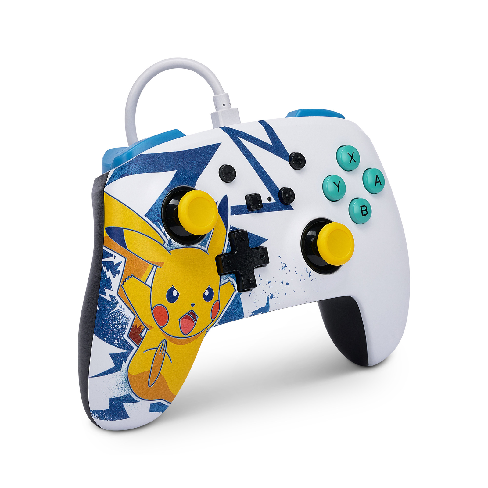 PowerA Enhanced vezetékes controller - Pikachu High Voltage (Nintendo Switch) (NSGP0041-01)