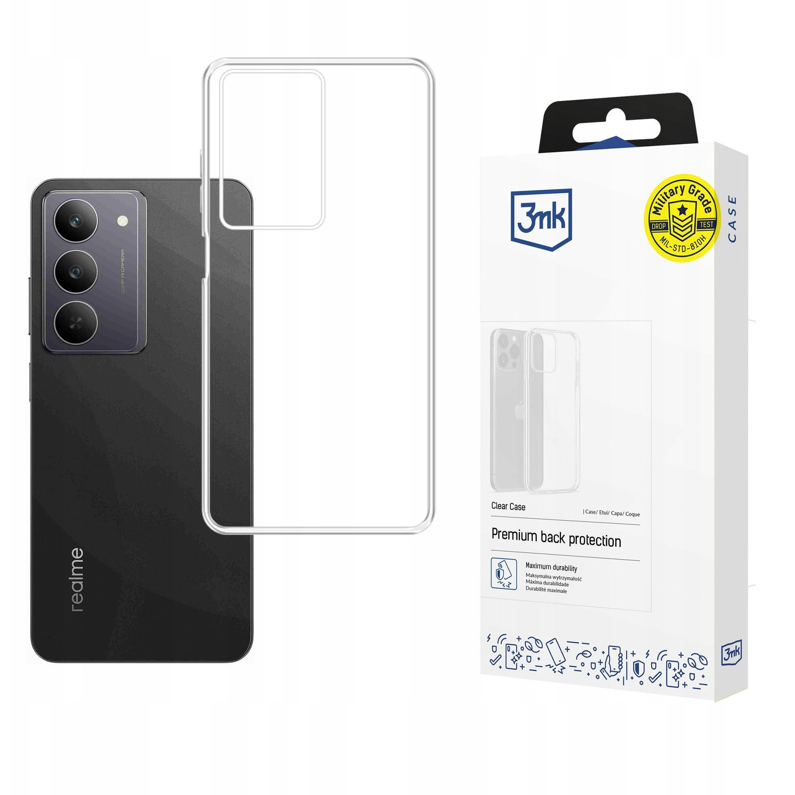 3MK Clear Case Realme 14x 5G átlátszó (5903108649742)