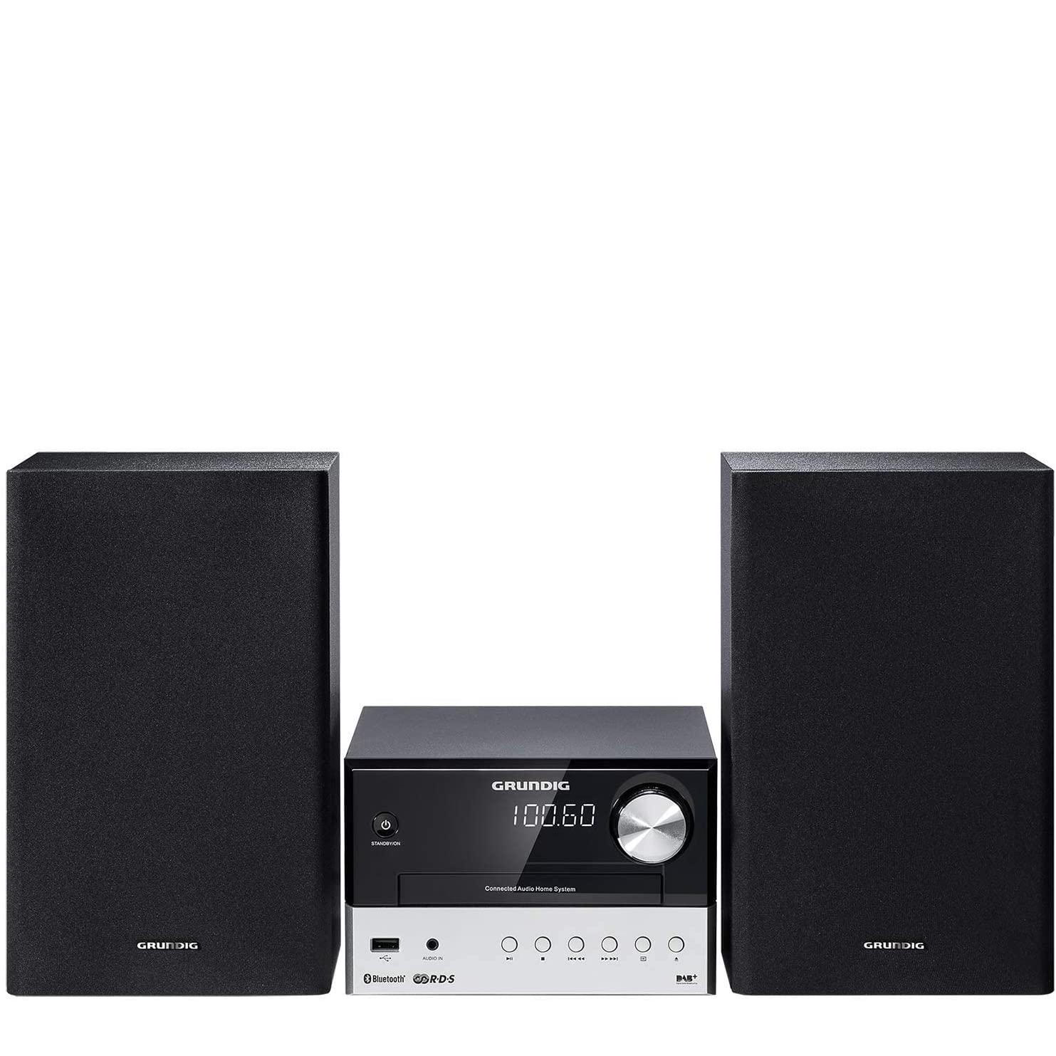 Grundig CMS 3000 Micro HiFi rendszer - Fekete/Ezüst (GLR7640)