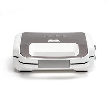 Tefal Snack XL SW7011 sandwichera 850 W Blanco, Acero inoxidable