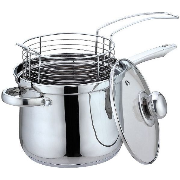 LONEC S KOŠARO ZA CVRTJE KiNGHOFF 3,6L 18cm KH-4581