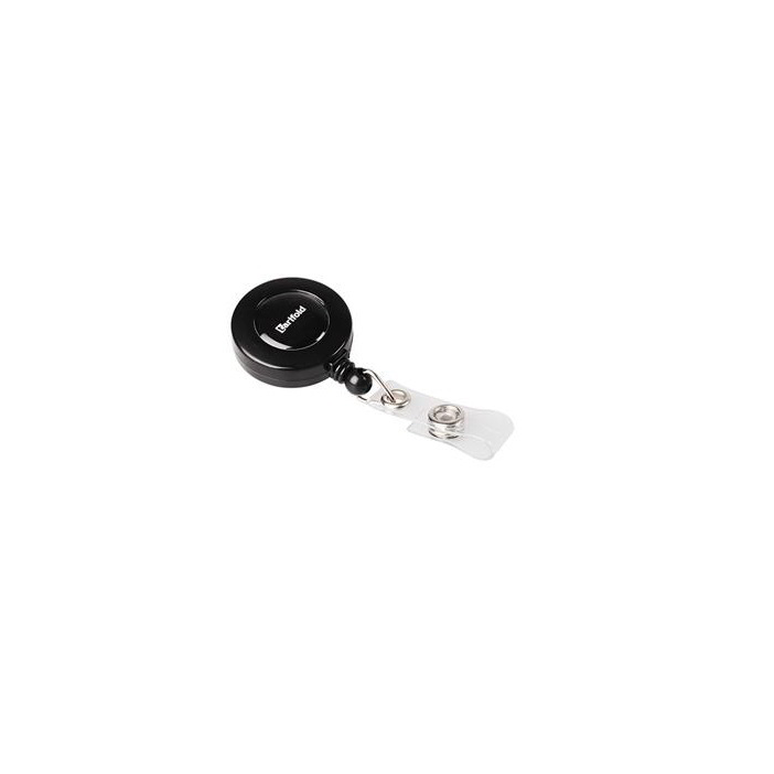 Tarifold Kihúzható patentos azonosítókártya-tartó fekete (10 db) (TF200518)
