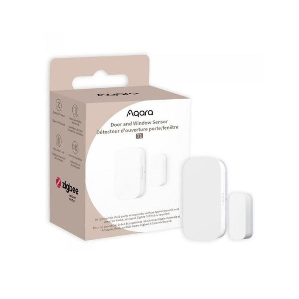 AQARA T1 Zigbee ajtó- és ablak nyitásérzékelő Zigbee 3.0 DW-S03D (AQA-KIE-DW-T1) (AQA-KIE-DW-T1)