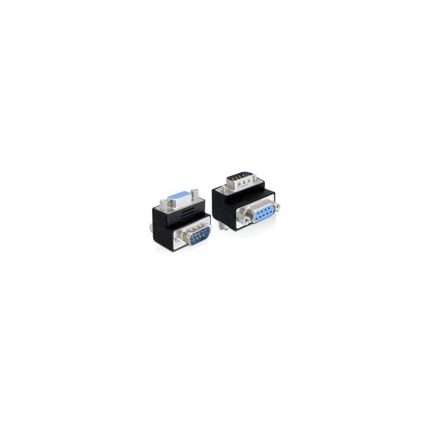 DeLock D-Sub 9 pin male > female 90° angled Adapter