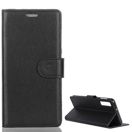 Gigapack Samsung Galaxy Xcover 5 (SM-G525F) bőr hatású tok fekete (GP-108921) (GP-108921)