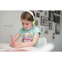 Детски жични слушалки BuddyPhones School+, зелени