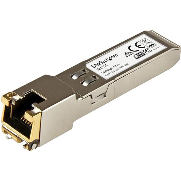 StarTech.com GLCTST мрежов трансивърен модул Мед 1000 Мбит/с SFP