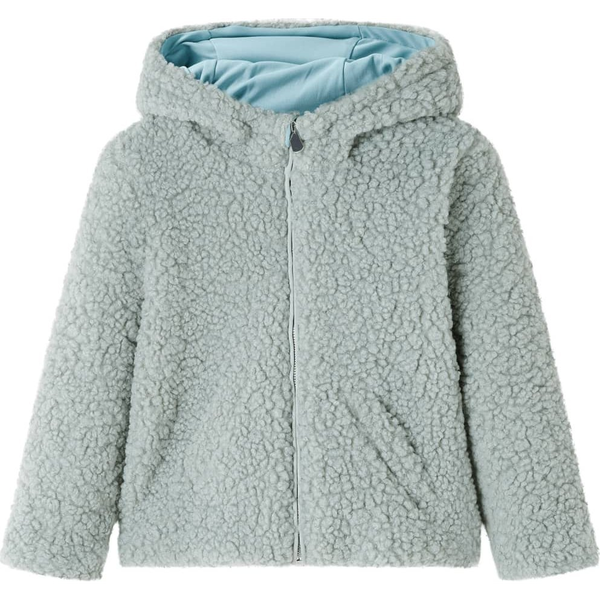 Gyerek kapucnis kabát Teddy menta zöld 104