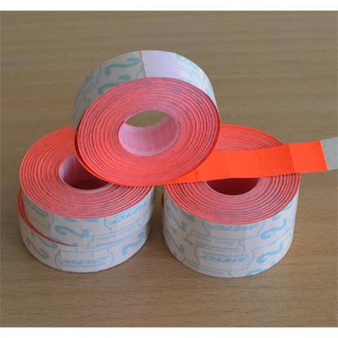 Meto 19PIROS Árazógépszalag 19x16 mm - Piros (5 tekercs / csomag ) (19PIROS)