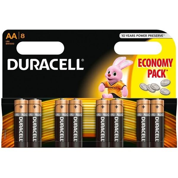 Duracell Basic Ceruzaelem AA (LR6) 8db (10PP010028)