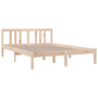 tömör fa ágykeret 135 x 190 cm (4FT6 Double)