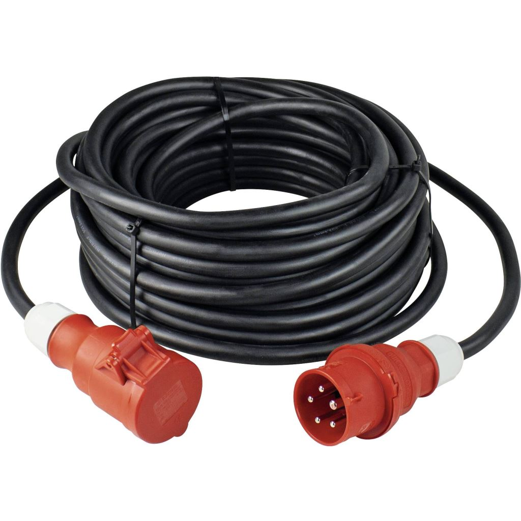 AS Schwabe 61335 Áram Hosszabbítókábel 32 A Fekete 5.00 m (AS61335)